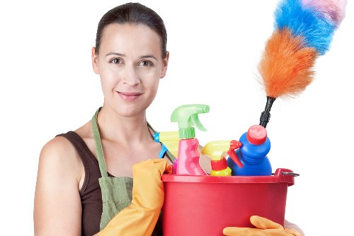 Carpet cleaners preparing a transparent price estimate for an Ealing home