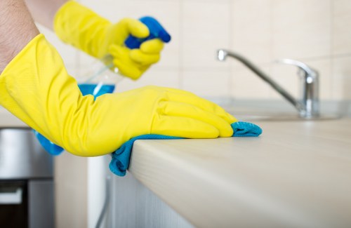 Deep cleaning a living room armchair in Ealing