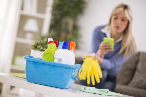 Analytics and cookie categories explanation for a carpet cleaning website